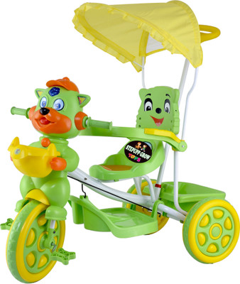 

Stepupp Grow BABY TRICYCLE FOR KIDS WITH FRONT OR BACK BASKET AND CANOPY AND PARENT HANDLE OR MUSICAL TRICYCLE GREEN COLOUR KIDS TRICYCLE RECOMMENDED TRICYCLE FOR BABY GIRL OR TRICYCLE FOR BABY BOY OR TRICYCLE FOR TODDLER GIRL OR TRICYCLE FOR TODDLER BOY 