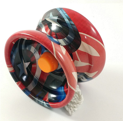 

Golden Feather High Speed Avenger Metal YoYo - YoYo Toy Captain America Toy Yoyo