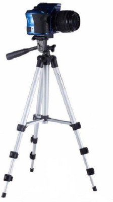 

SpadeAces Tripod 3110 Adjustable Portable Lightweight Camera Stand TK-005 Tripod Kit(Black, Silver, Supports Up to 1500 g)