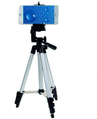 

SpadeAces Tripod 3110 Adjustable Portable Lightweight Camera Stand TK-0017 Tripod Kit(Black, Silver, Supports Up to 1500 g)
