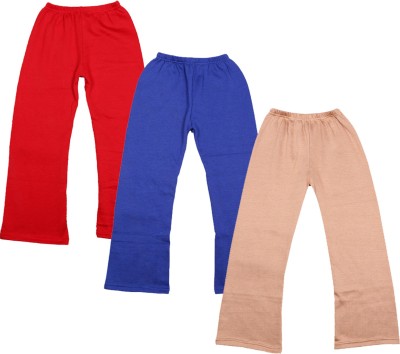 IndiWeaves Relaxed Girls Red, Blue, Beige Trousers