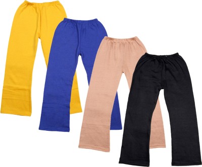 IndiWeaves Relaxed Girls Blue, Black, Beige, Yellow Trousers