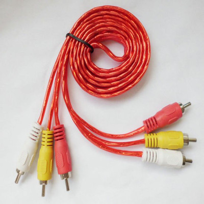 

Bronbyte TV-out Cable RC 3 PIN TO 3 PIN(Red, For TV)