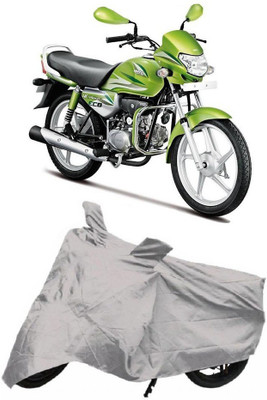 Utkarsh Two Wheeler Cover for Hero(HF Deluxe, Silver)