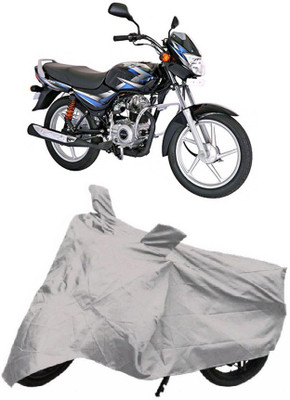 Utkarsh Two Wheeler Cover for Bajaj(Silver)