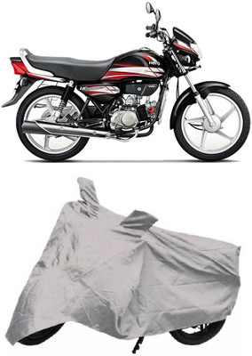 Utkarsh Two Wheeler Cover for Hero(HF Deluxe, Silver)