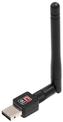 

trendyug.in USB WiFi Dongle Wireless Adapter 802. 11n/g/b with Antenna for All PC, Laptops USB Adapter(Black)