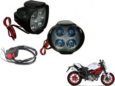 MOCKHE 4LED-SLN-150 Headlight Motorbike LED for Ducati (12 V, 35 W)(Monster 796 S2R, Pack of 3)