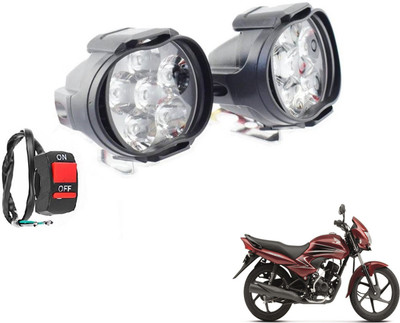MOCKHE 6LED-SLNG-74 Fog Lamp Motorbike LED for Honda (12 V, 35 W)(Dream Yuga, Pack of 3)