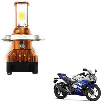 MOCKHE HLCYT-189 R15 Headlight Motorbike LED for Yamaha (12 V, 40 W)(Universal For Bike, Pack of 1)