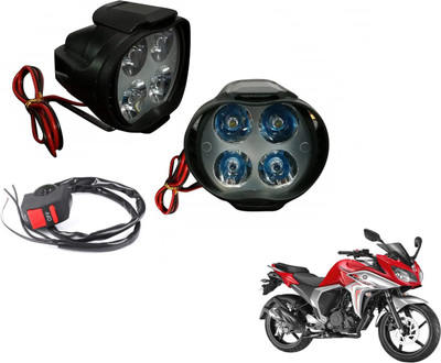 MOCKHE 4LED-SLN-98 Headlight Motorbike LED for Yamaha (12 V, 35 W)(Fazer, Pack of 3)