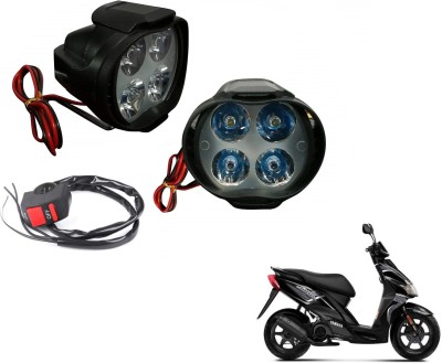 MOCKHE 4LED-SLN-135 Headlight Motorbike LED for Yamaha (12 V, 35 W)(Universal For Bike, Pack of 3)