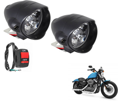 MOCKHE G3-6LED-247 Fog Lamp Motorbike LED for Harley Davidson (12 V, 40 W)(XL 1200, Pack of 3)