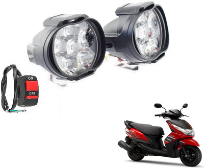 MOCKHE 6LED-SLNG-191 Fog Lamp Motorbike LED for Yamaha (12 V, 35 W)(Ray Z, Pack of 3)