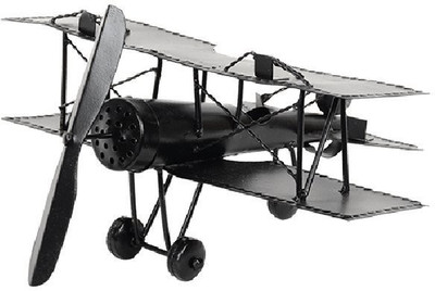 

Craftatoz Wrought Iron Jet Plane Miniature(Black)