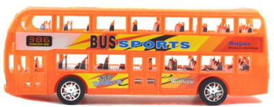 

sket Double Decker sports Bus toys for kids (Orange)(Orange)