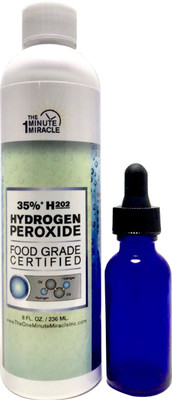 

The Minute Miracle Hydrogen Peroxide 35% Food Grade H2O2 - 8 oz Bottle(236 ml)