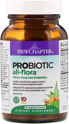 

New Chapter Probiotic All-Flora - 60 Vegetarian Capsules(60 No)