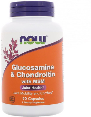 

Now Foods Glucosamine & Chondroitin with MSM, 90 Capsules(90 No)