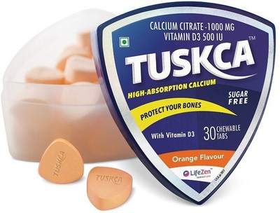 

Lifezen Tuskca Suger free Orange flavor (30 Chewable Tablets)(1 No)