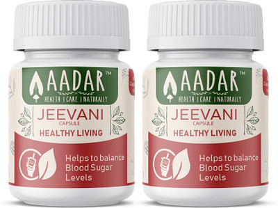 

AADAR JEEVANI – Natural Blood Sugar Management and Detox, 60 Capsules (Pack of 2)(120 No)
