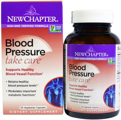 

New Chapter Blood Pressure Take Care' -- 30 Vegetarian Capsules(30 No)
