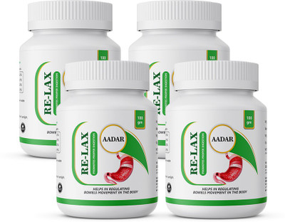 

AADAR RE-LAX – for Constipation and Colon Cleanse, 100 GM (Pack of 4)(400 g)
