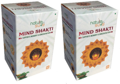 

Nature Sure Mind Shakti Tablets with Natural Herbs-2 Pack (2 x 60 Tablets)(120 No)