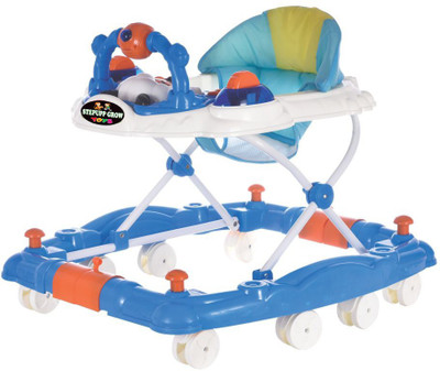 

stepupp grow Musical Walker & Rocker With Parent Rod(Blue)