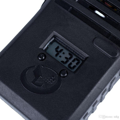 

KartsHiTech with time display InterPhone a New generation Portable Walkie Talkie(Black)
