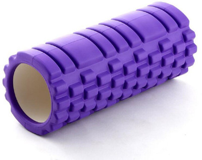 JERN Foam Blocks Massage Roller Stick Hollow Yoga Block Muscle Relaxation Yoga Blocks(Purple Pack of 1)