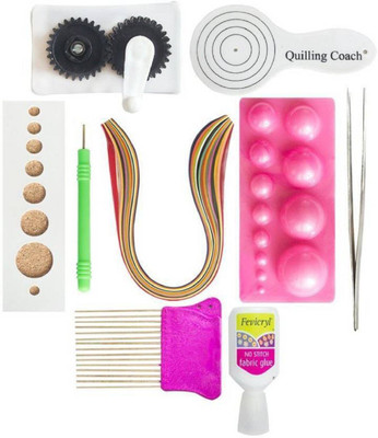 BuyDBest 9 Piece Quilling Jewellery Making kit