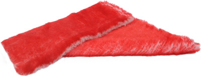 

Vardhman Fur Cloth Double Shaded Red White, Size 38" x 32", 2 Cms Soft Hair Length Used for Dresses, Soft Toys Making, Jackets Etc