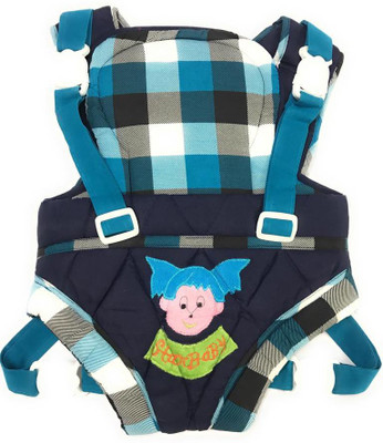 

AGAAS ENTERPRISES Carrying Position Wide Shoulder Straps Adjustable Belts and Cushioned Inner Portions Baby Carrier Baby Carrier(Blue, Back Carry)