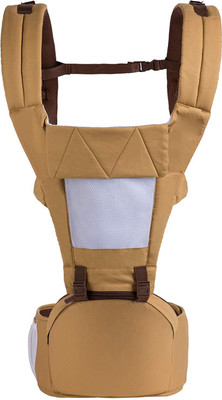 

R for Rabbit Upsy Daisy Baby Carrier Bag - Smart Hip Seat Baby Carry Bag (Light Brown) Baby Carrier(Yellow, Front carry facing out)
