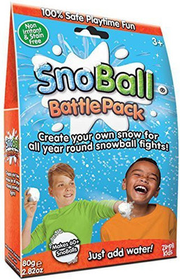 

Simba SNOWBALL BATTLE PACK, 4 USE 80 GRAMS Bath Toy(Multicolor)