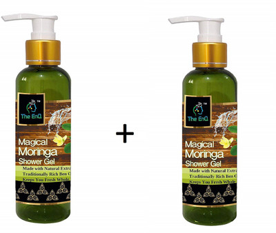 

The Enq Magical Moringa Shower Gel- 200 ml X 2(400 ml)
