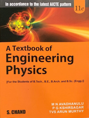 A Textbook Of Engineering Physics(English, Paperback, M N Avadhanulu)