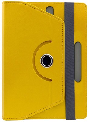 Fastway Book Cover for iBall Slide Wings 8 inch Designer Rotating Case(Yellow, Cases with Holder, Pack of: 1)