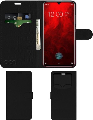 ACM Flip Cover for Vivo V11 Pro(Black, Cases with Holder, Pack of: 1)