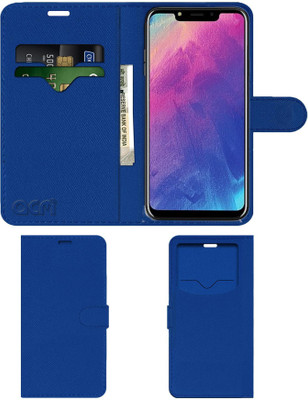 ACM Flip Cover for Micromax Infinity N11(Blue, Cases with Holder, Pack of: 1)