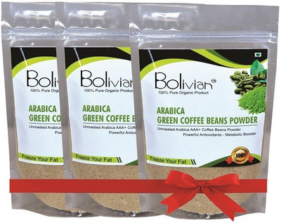 

Bolivian Premium Quality Organic Green Coffee beans Powder for Weight Management 800 GM Pack of 3 Instant Coffee 2400 g(Pack of 3, Green Coffee Flavoured)
