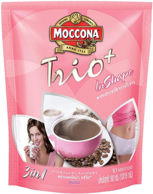 Moccona Trio Plus InShape 3in1 Coffee Mix Powder - 180g (10x18g) Instant Coffee(180 g)
