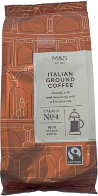 

Mark & Spencer Italian Ground Coffee, Strength No.4 - 227g Instant Coffee(227 g)