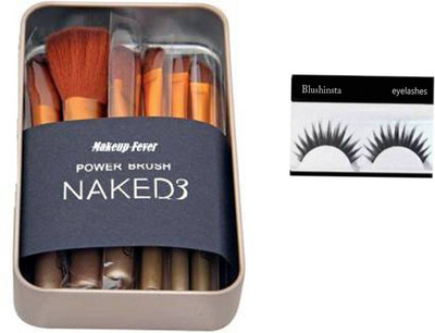 

blushinsta Brush set with Eyelashes(Set of 2)