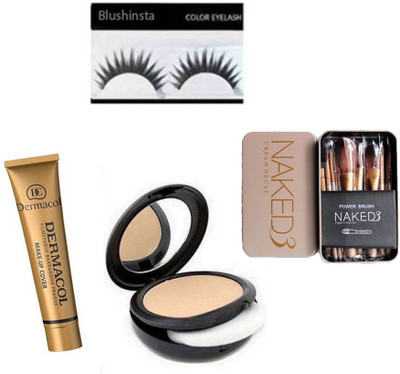 

blushinsta compact powder, naked3 , dermacol, eyelashes(Set of 4)