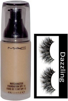 

Dazzling Eyelashes, Mac Matchmaster Foundation Spf 15(Set of 2)
