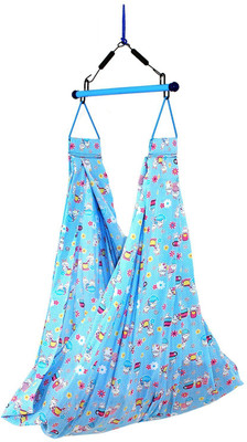 

Baybee Baby Cradle With Mosquito Net / Hanging Cradle , Blue(Blue)