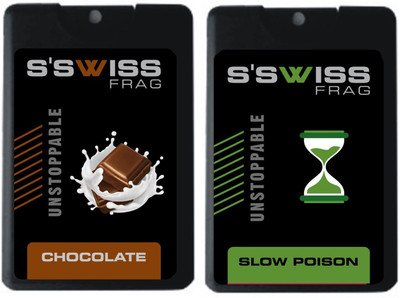 

S'SWISS chocolate and blow poison combo Pack - 40 ml Pocket Perfume - For Men & Women(40 ml, Pack of 2)