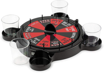 

House of Quirk Roulette Shots - Hilarious Party Drinking Game - Pour a Shot, Then Take a Chance to Take a Shot Drinking Roulette